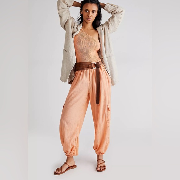 Free People x Jen’s Pirate Booty Revelry Jumpsuit in Orange - XS - Picture 1 of 6